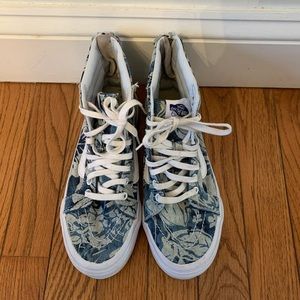 RARE Floral High Top Vans